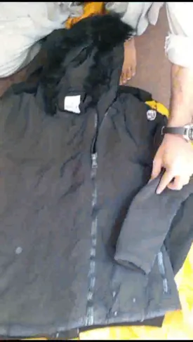 5 piece moncler , canada goose , north face puffer and sweatshirt