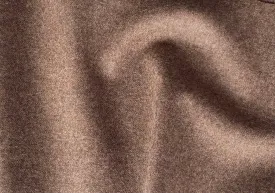 Earthy Heathered Walnut Brown Wool Flannel