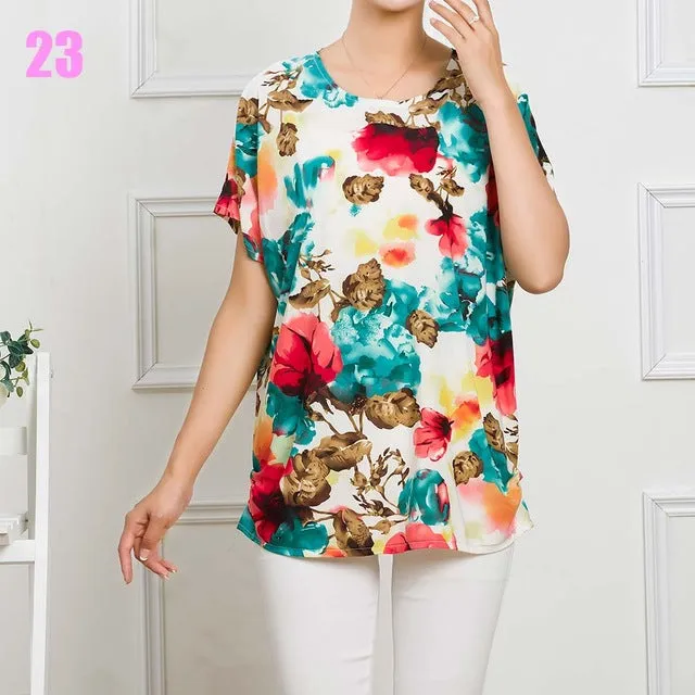 Pinky Is Black New Summer Plus Size Women Print T Shirt Roupas Femininas Blusas Tops Women Short Sleeve Bats Tees Women Clothing