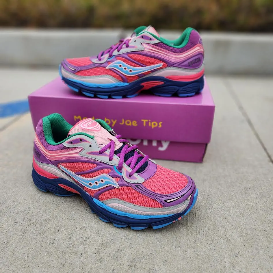SAUCONY PROGRID OMNI 9 JAE TIPS PINK PURPLE