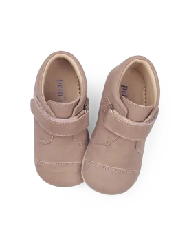 Shoe with Velcro - Old rose